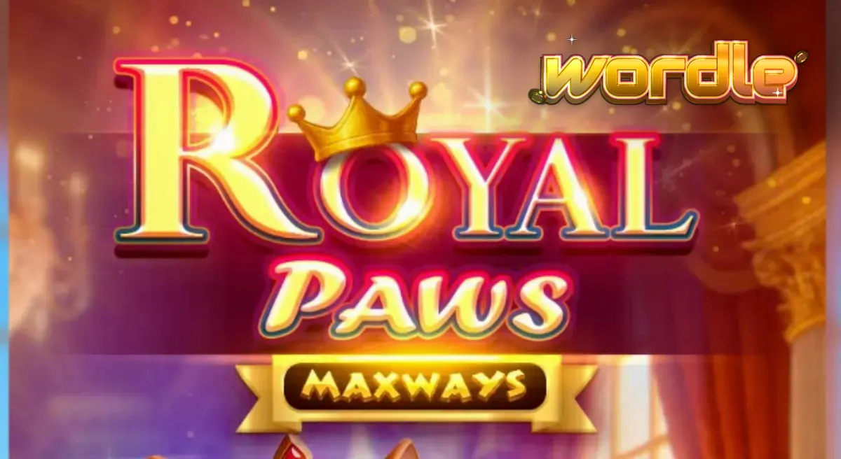 Giao diện sang trọng của slot game Royal Paws Maxways với các biểu tượng thú cưng quý tộc.